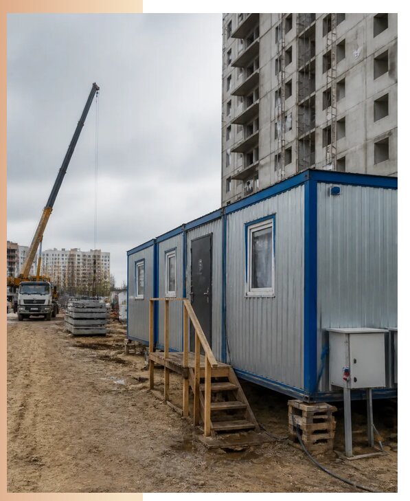 Аренда строительных вагончиков для рабочих в Нижнем Тагиле